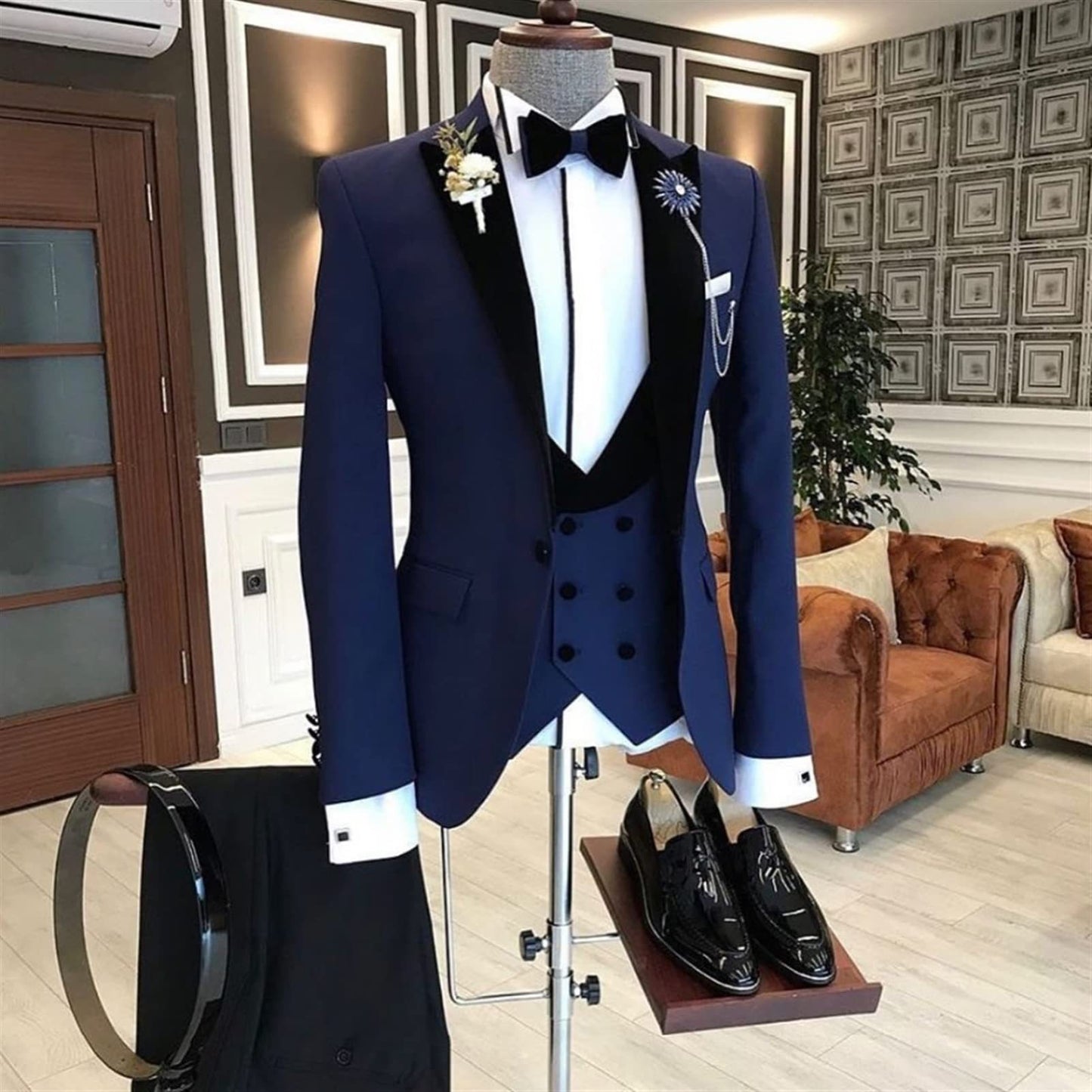 Traje de vestir de boda para hombre de nueva moda