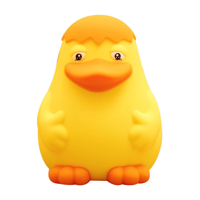 Silicone Cute Duck Light Small Induction Night Lamp