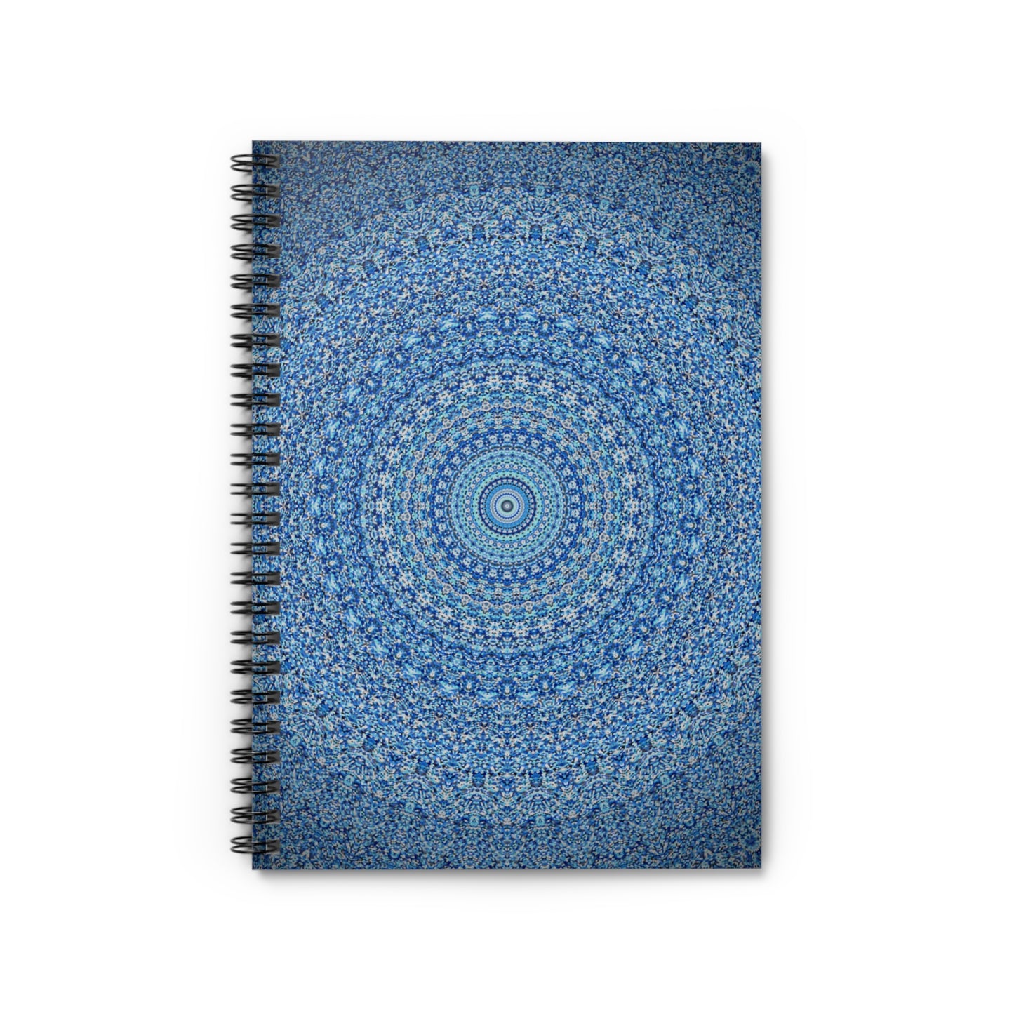 Mandala Azul - Cuaderno Espiral Inovax (Línea Rayada)