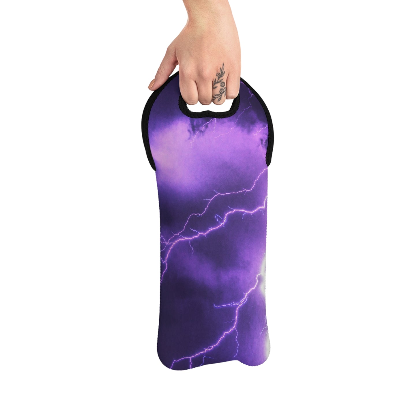 Electric Thunder - Inovax Wine Tote Bag