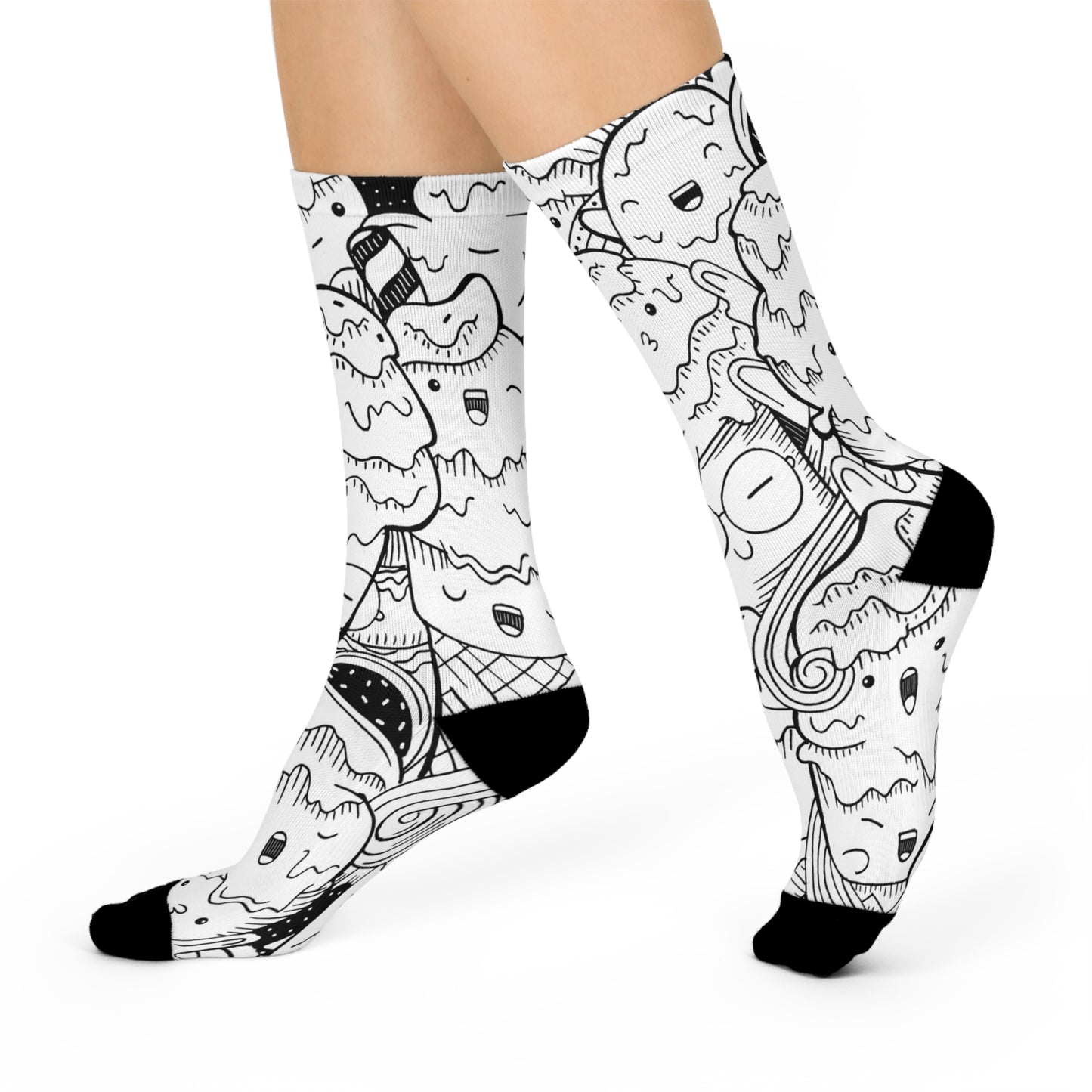 Doodle Icecream - Chaussettes rembourrées Inovax