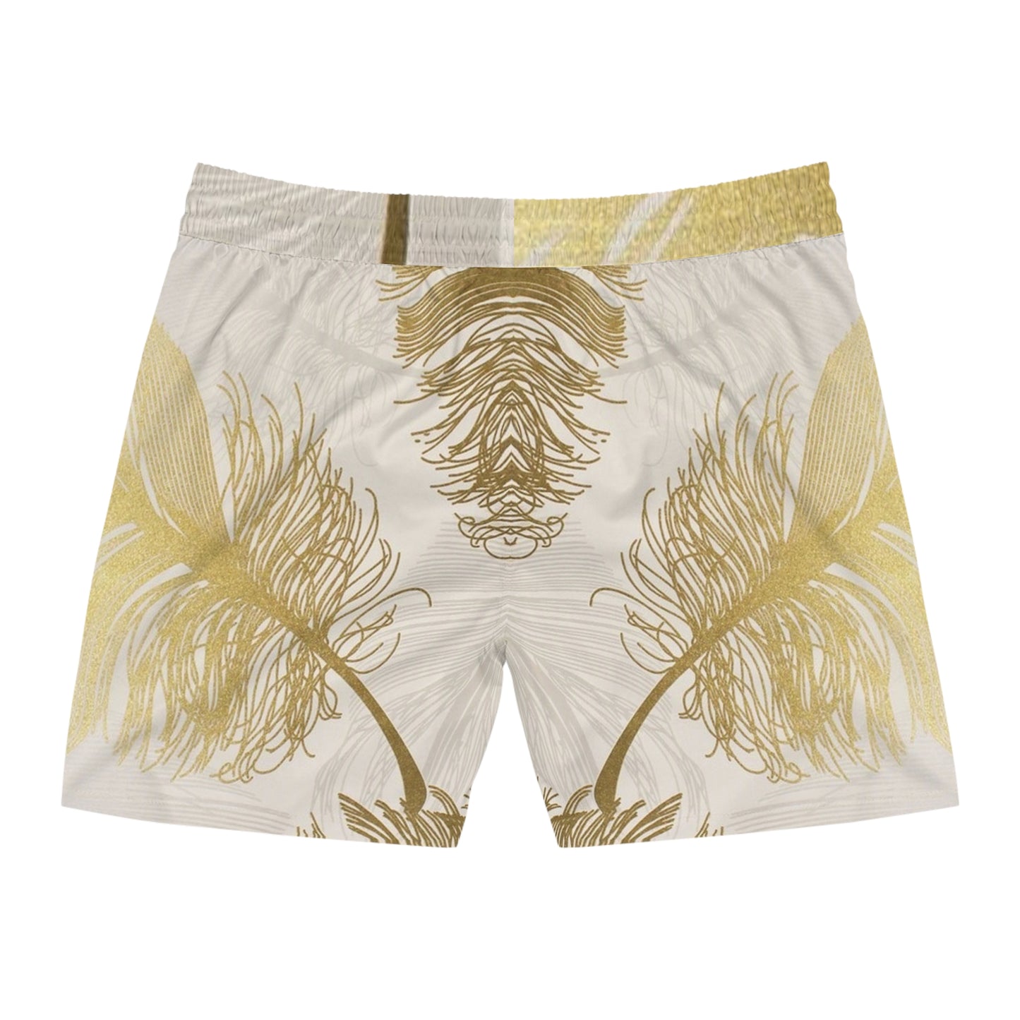 Golden Feathers - Inovax Men's Mid-Length Swim Shorts