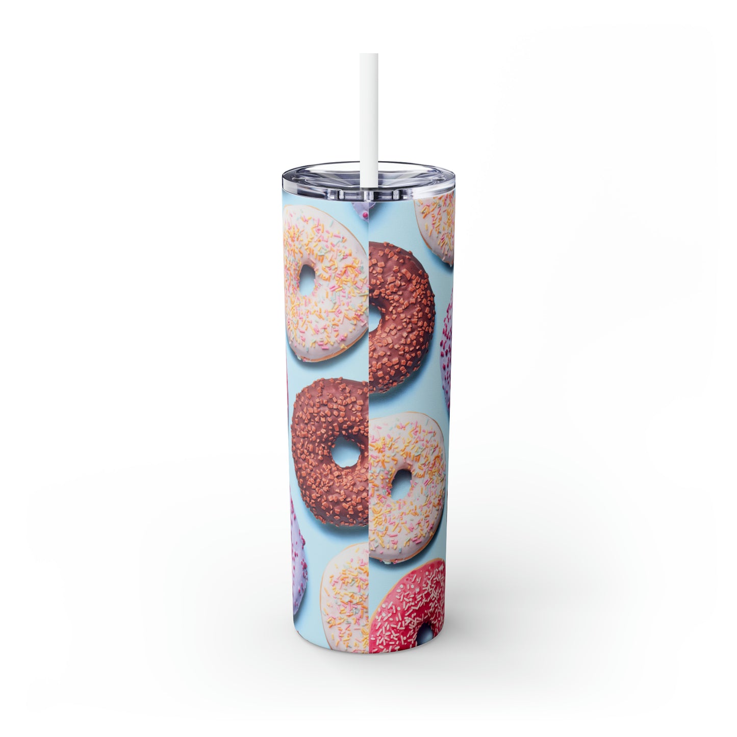 Donuts - Vaso delgado Inovax Maars® con pajita de 20 oz