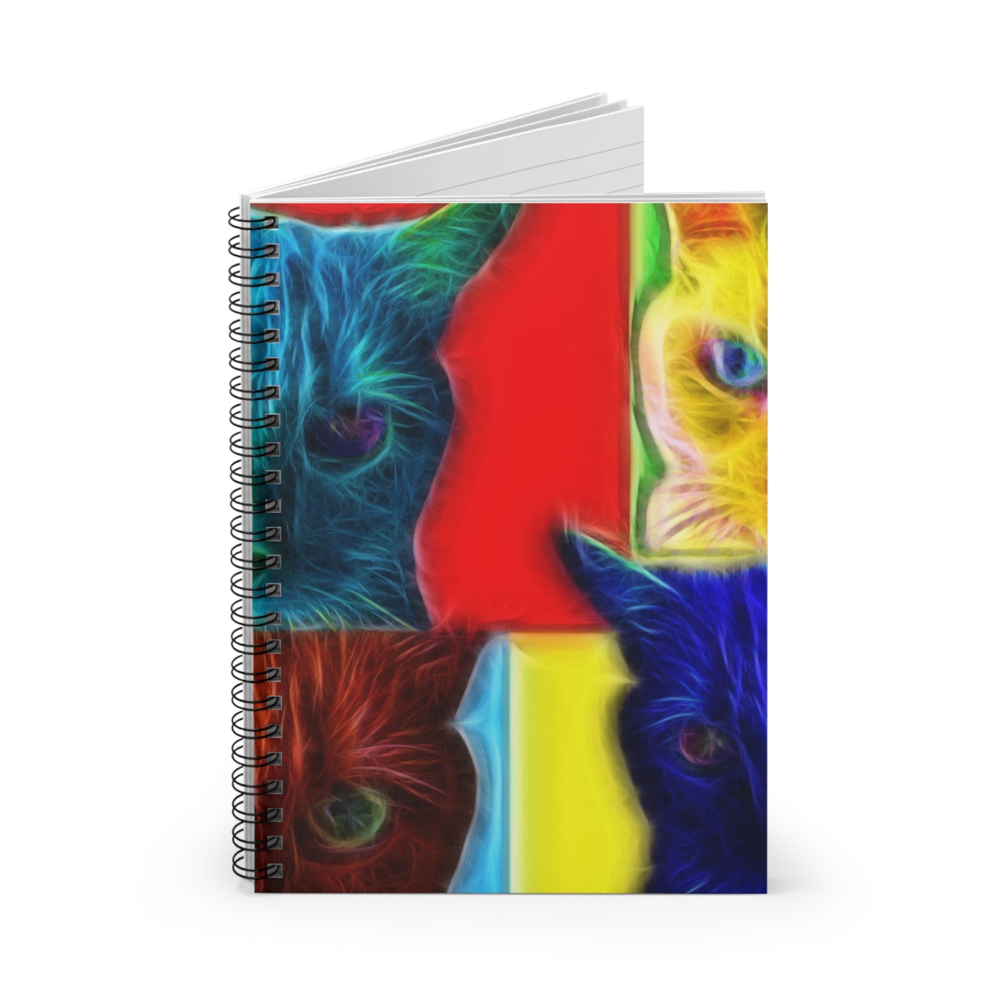 Pop Cats - Inovax Spiral Notebook (Ruled Line)