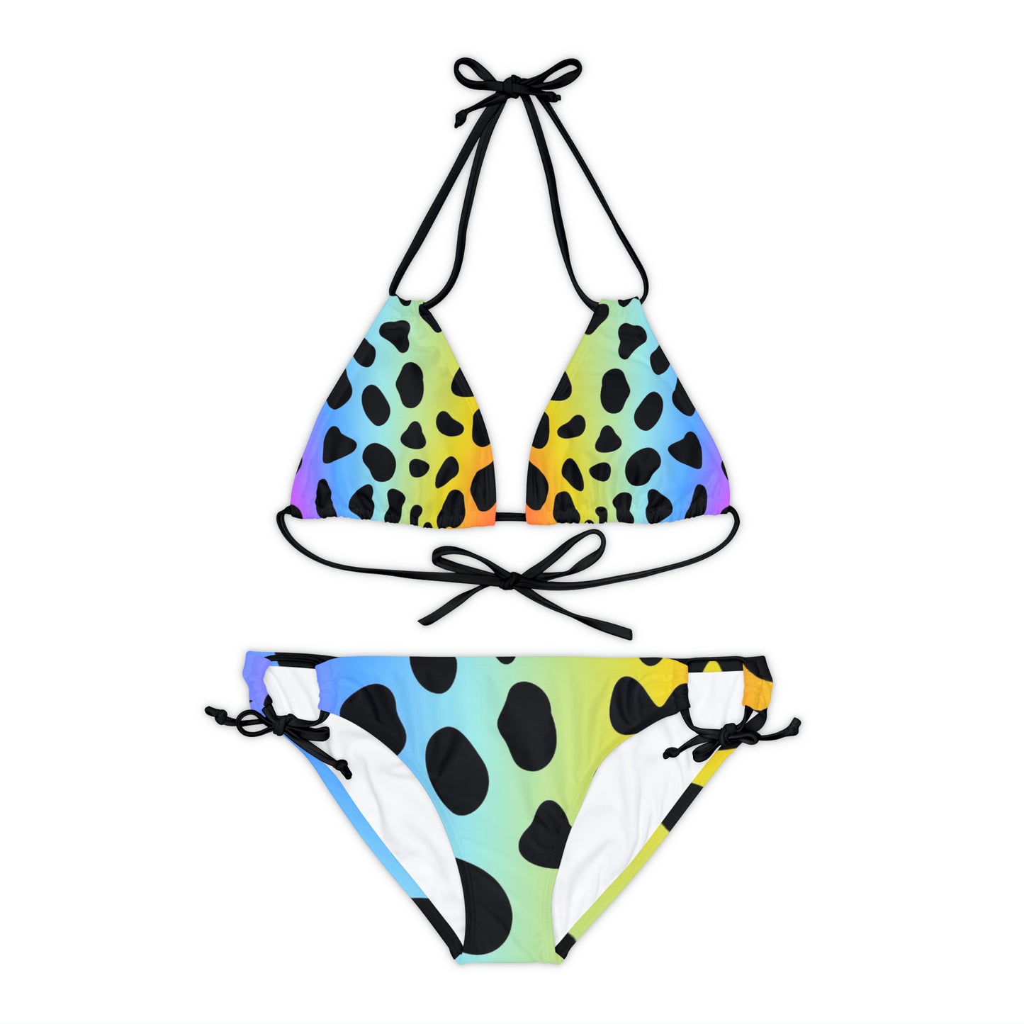 Colorful Jaguar - Inovax Strappy Bikini Set