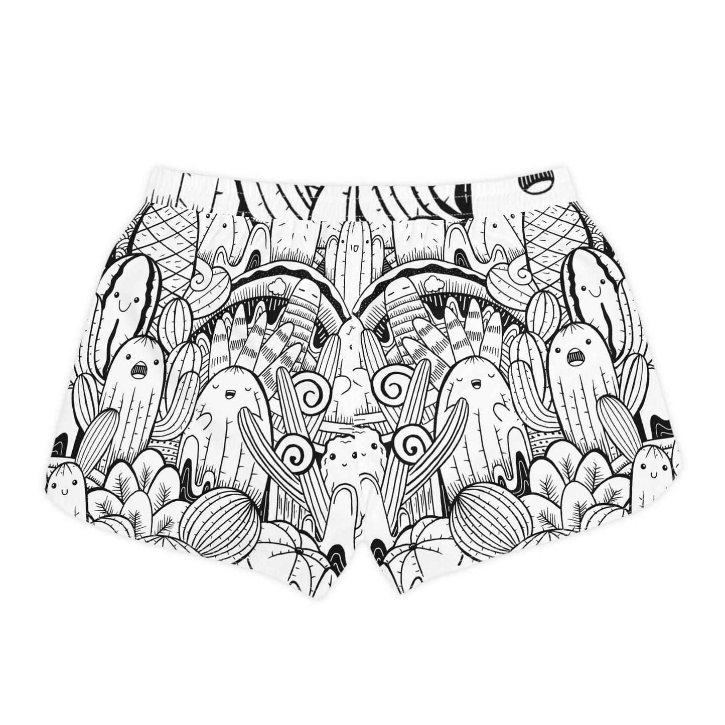 Doodle Cactus - Inovax Women's Casual Shorts