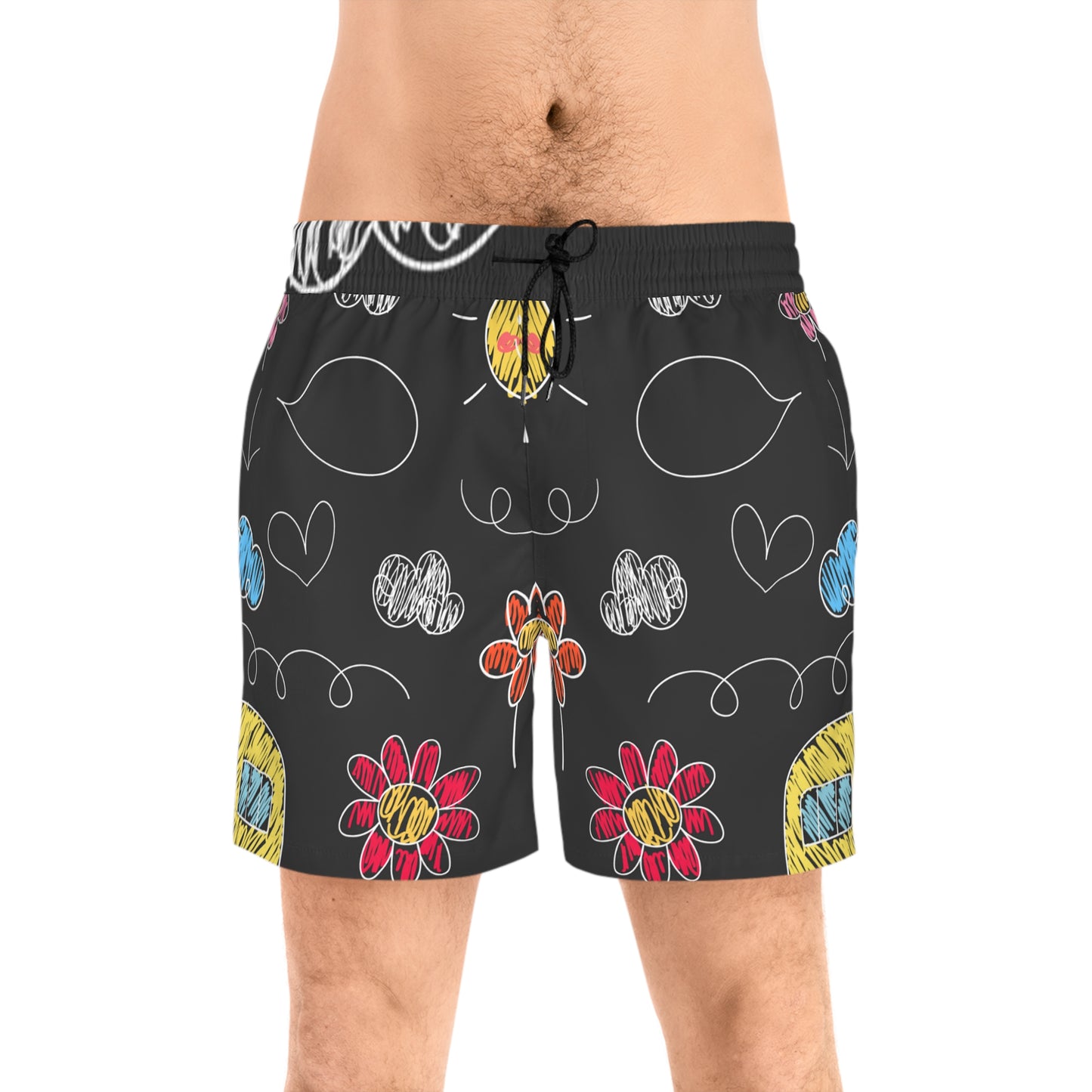 Aire de jeux pour enfants Doodle - Short de bain mi-long pour hommes Inovax