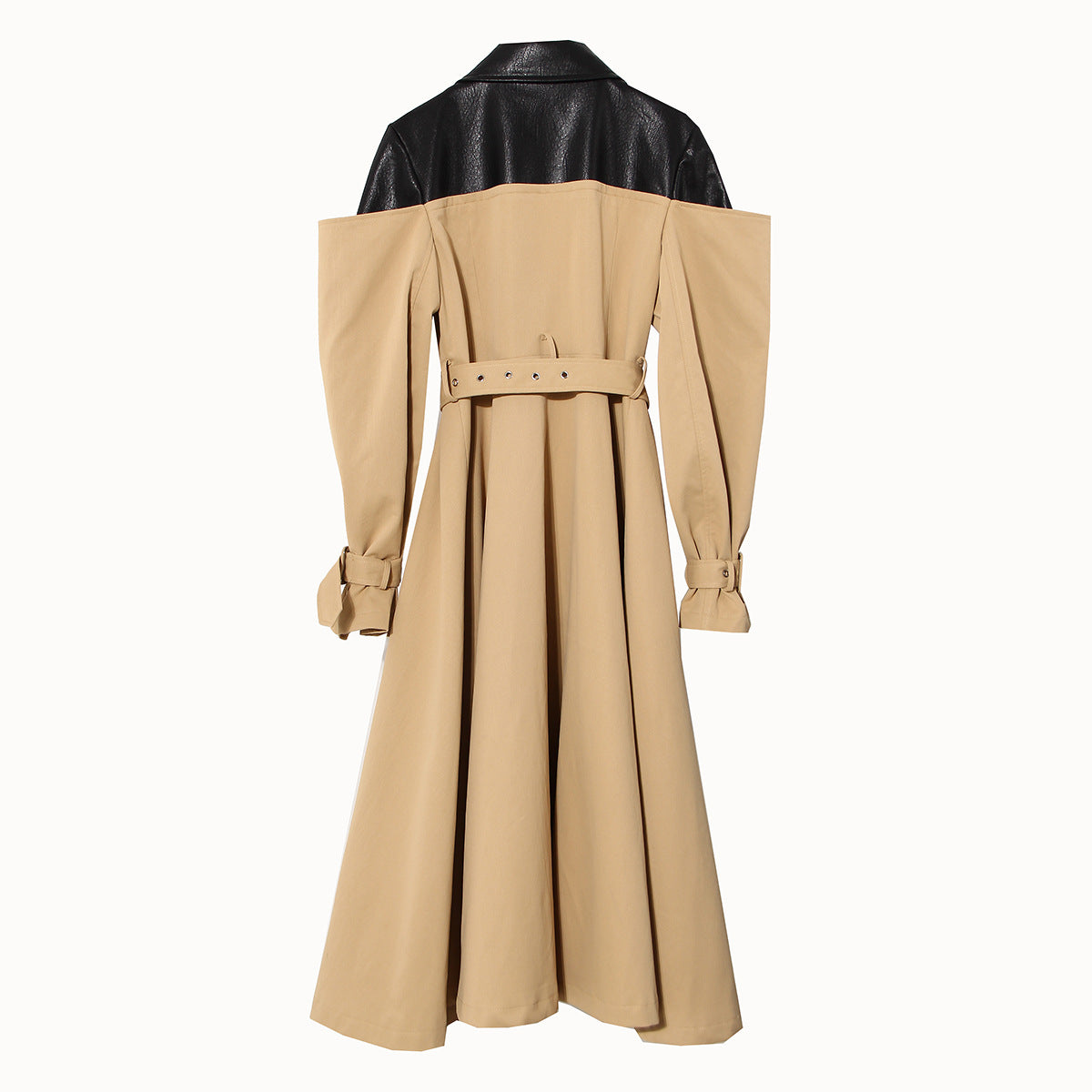 Manteau croisé à double boutonnage pour femme