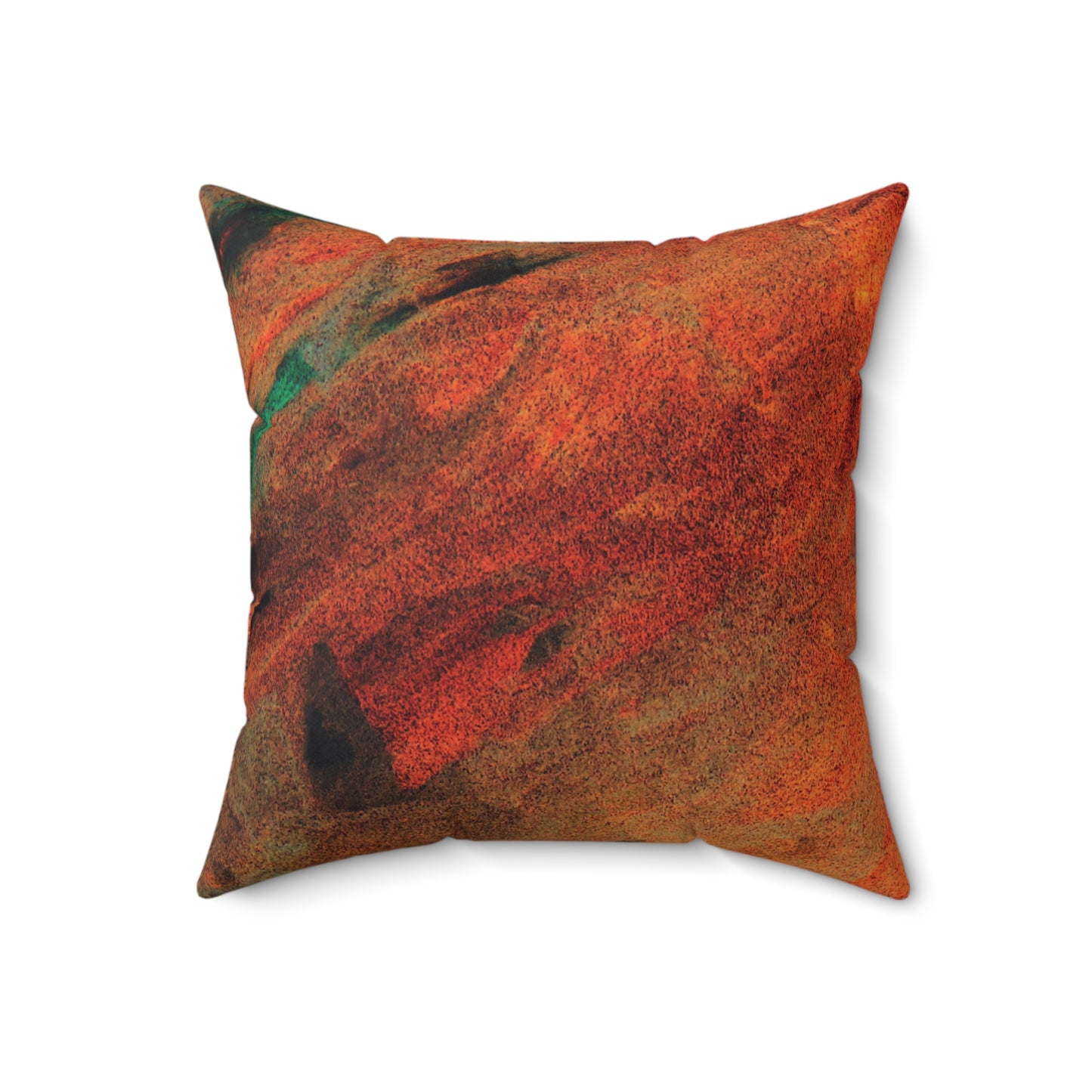 Orange flush - Inovax Spun Polyester Square Pillow