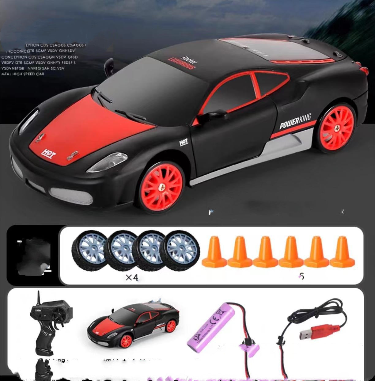 2.4G Drift Rc Car 4WD RC Drift Car Toy télécommande GTR modèle AE86 véhicule voiture RC voiture de course jouet pour enfants cadeaux de noël