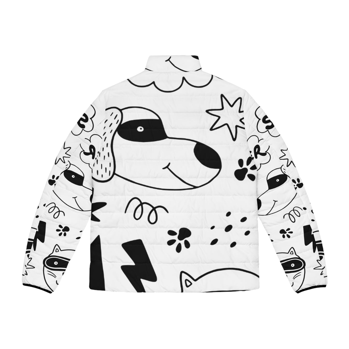 Doodle Dogs &amp; Cats - Chaqueta acolchada para hombre Inovax