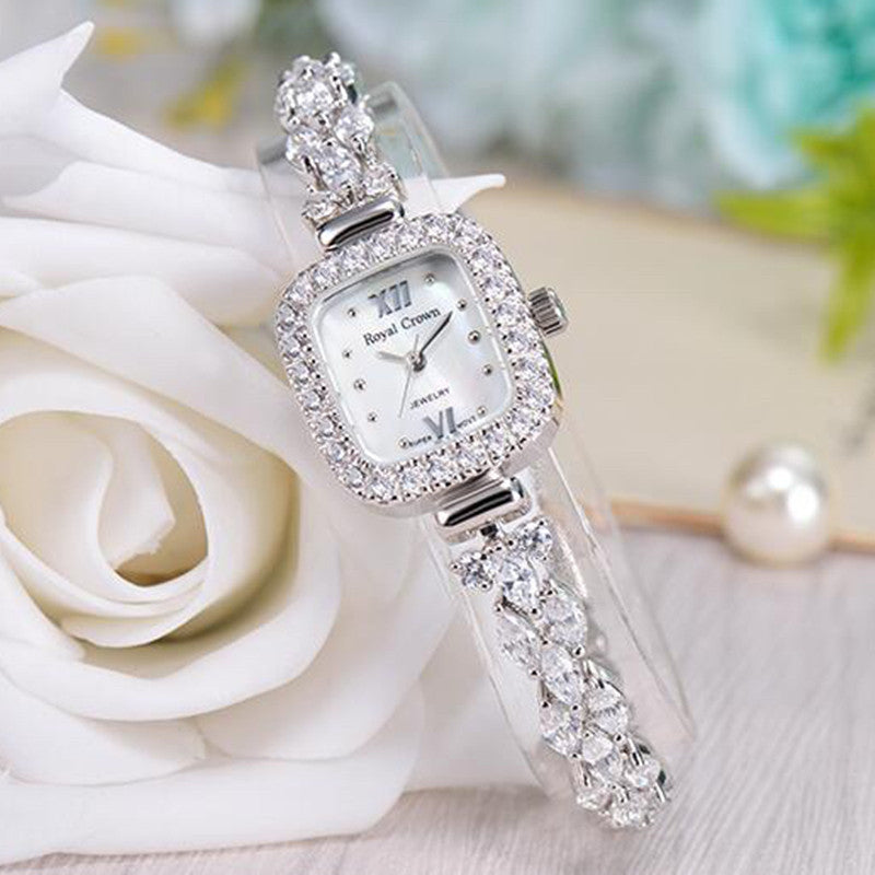 Montre Bracelet Quartz Pleine Étoile Diamant Montre Femme