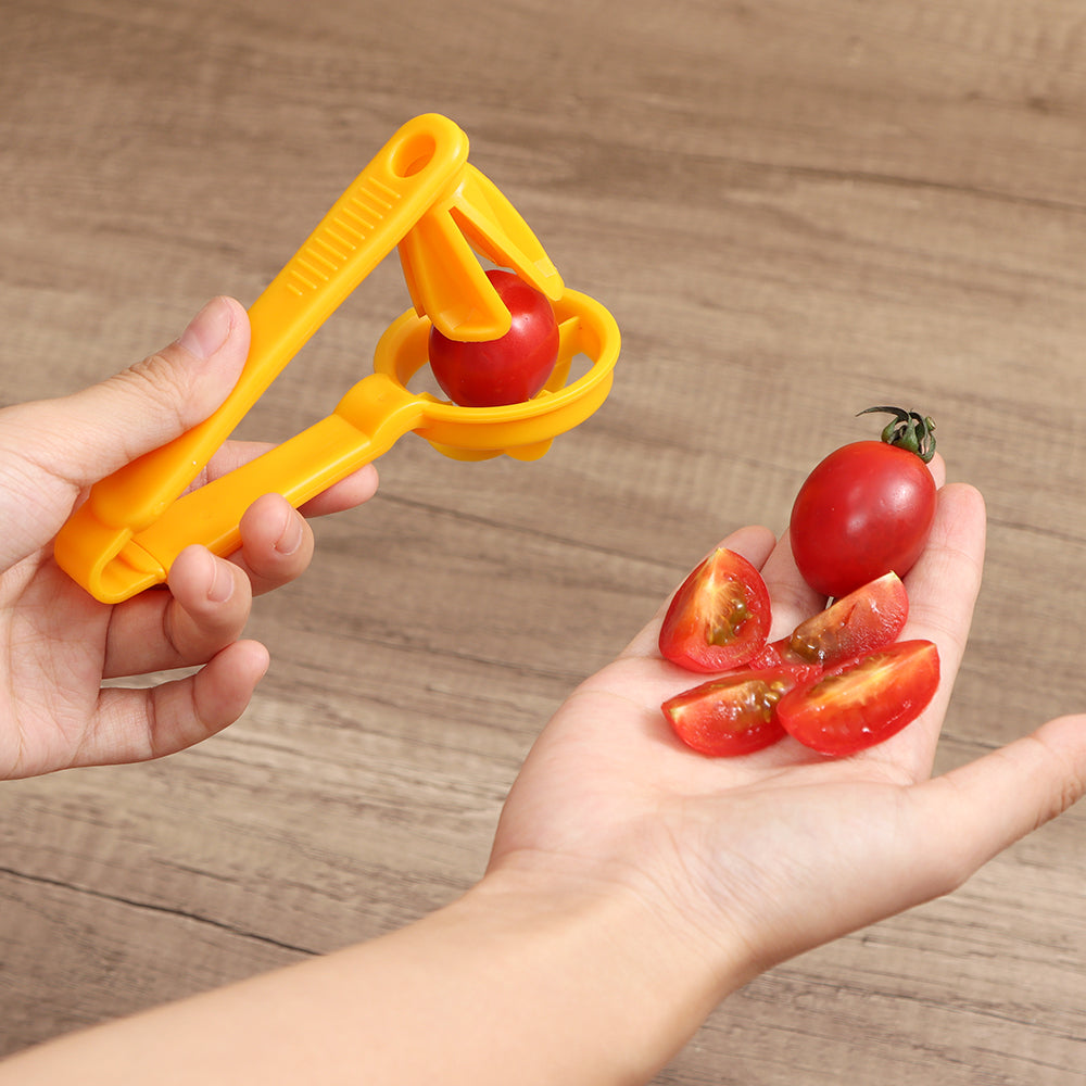 Coupe-tomate, outils de raisin, cuisine cerise, Pizza séparateur de fruits, artefact petites tomates, accessoires Gadget de coupe manuel