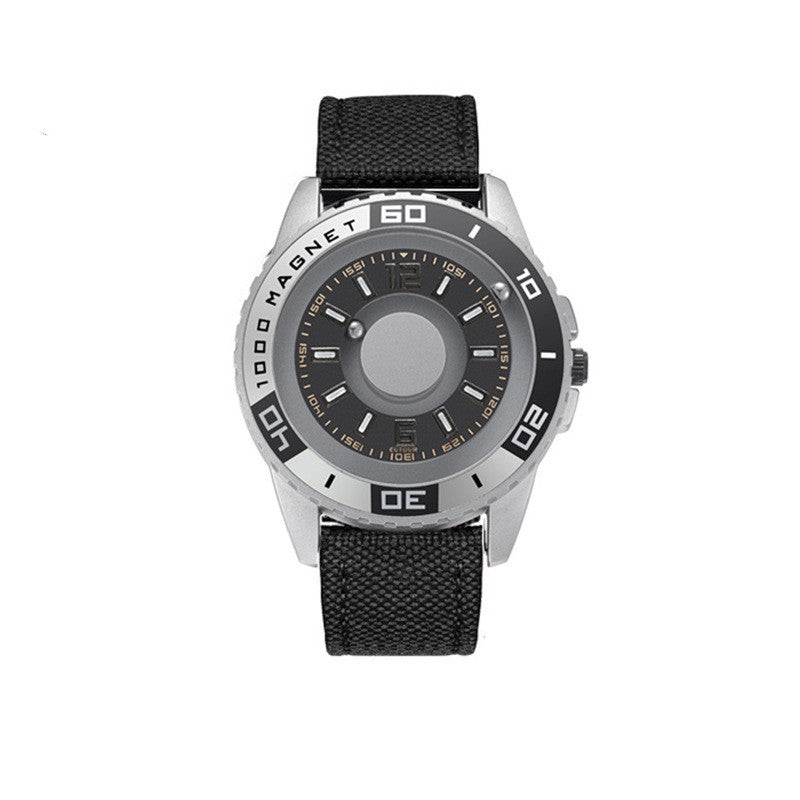 Creative Magnetic Black Technology Metal Student Men's Watch