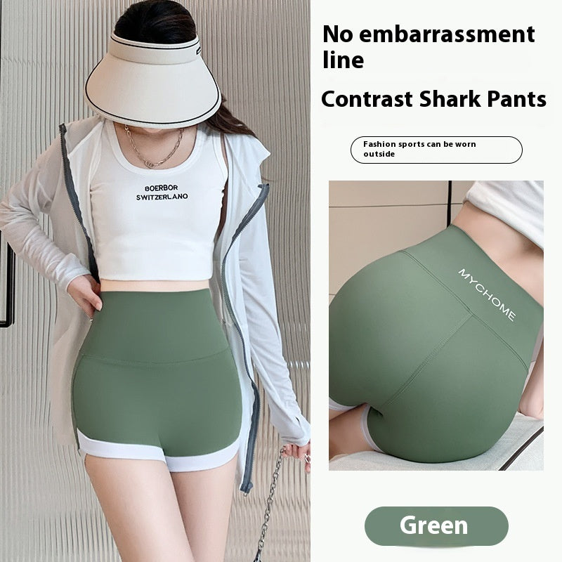 Pantalon requin à trois points, short de sport pour femmes