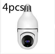 CAMÉRA WiFi 1080P Ampoule 4X Zoom Caméra E27 Accueil 5GWiFi Moniteur d'alarme