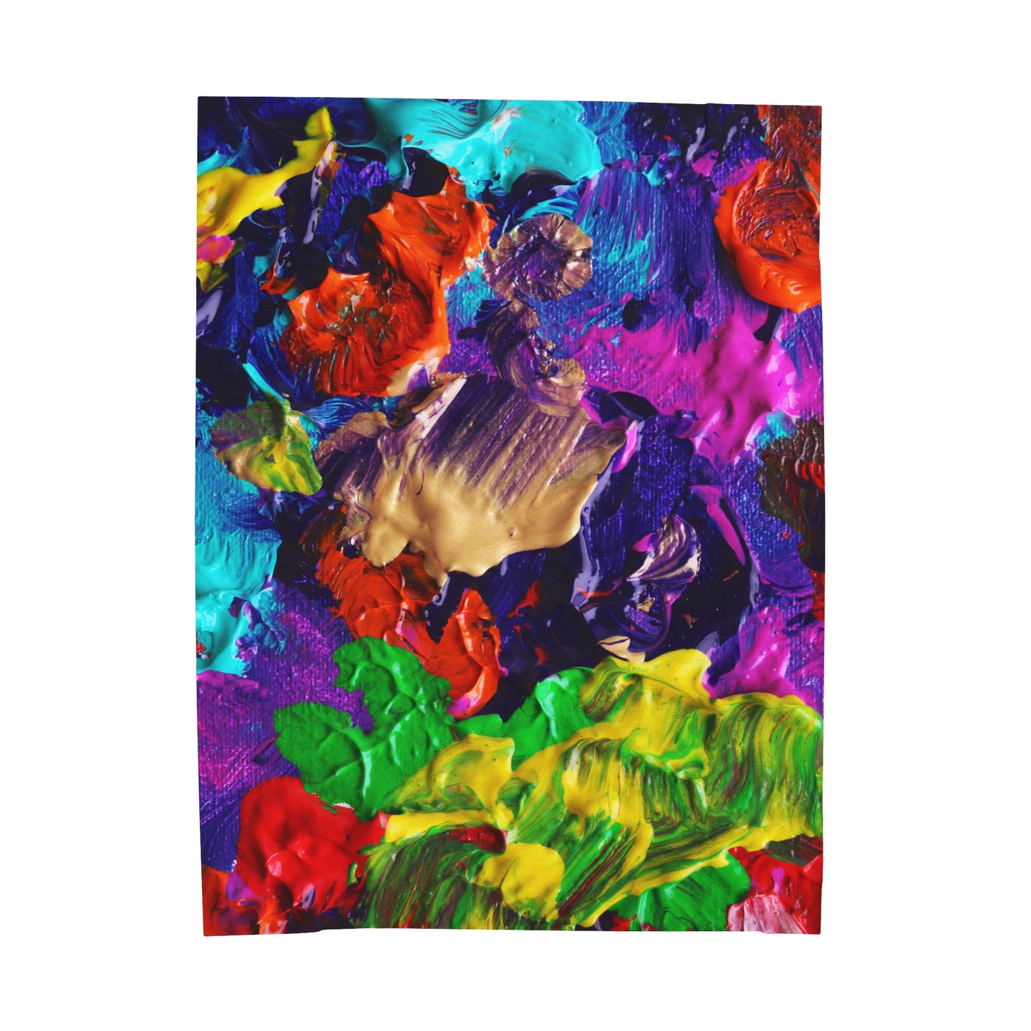 Color Paintings - Inovax Velveteen Plush Blanket