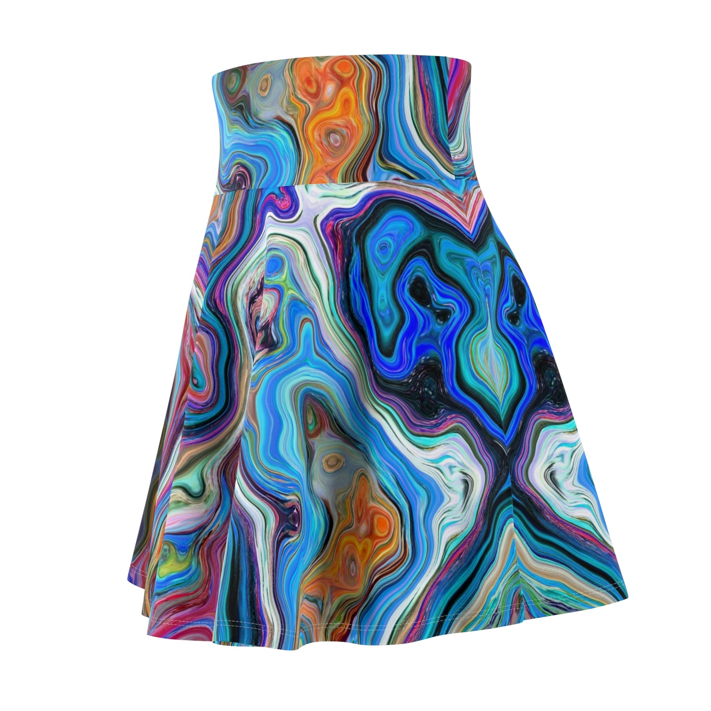 Trippy Liquid - Falda Skater Mujer Inovax