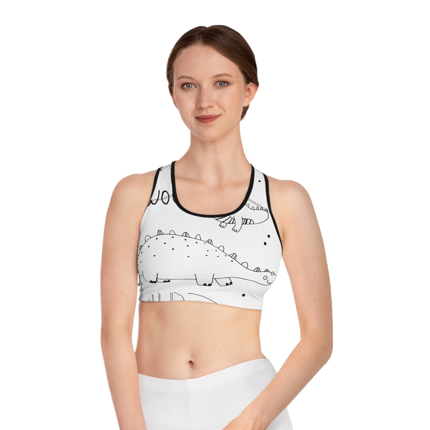 Doodle Dinosaures - Soutien-gorge de sport Inovax