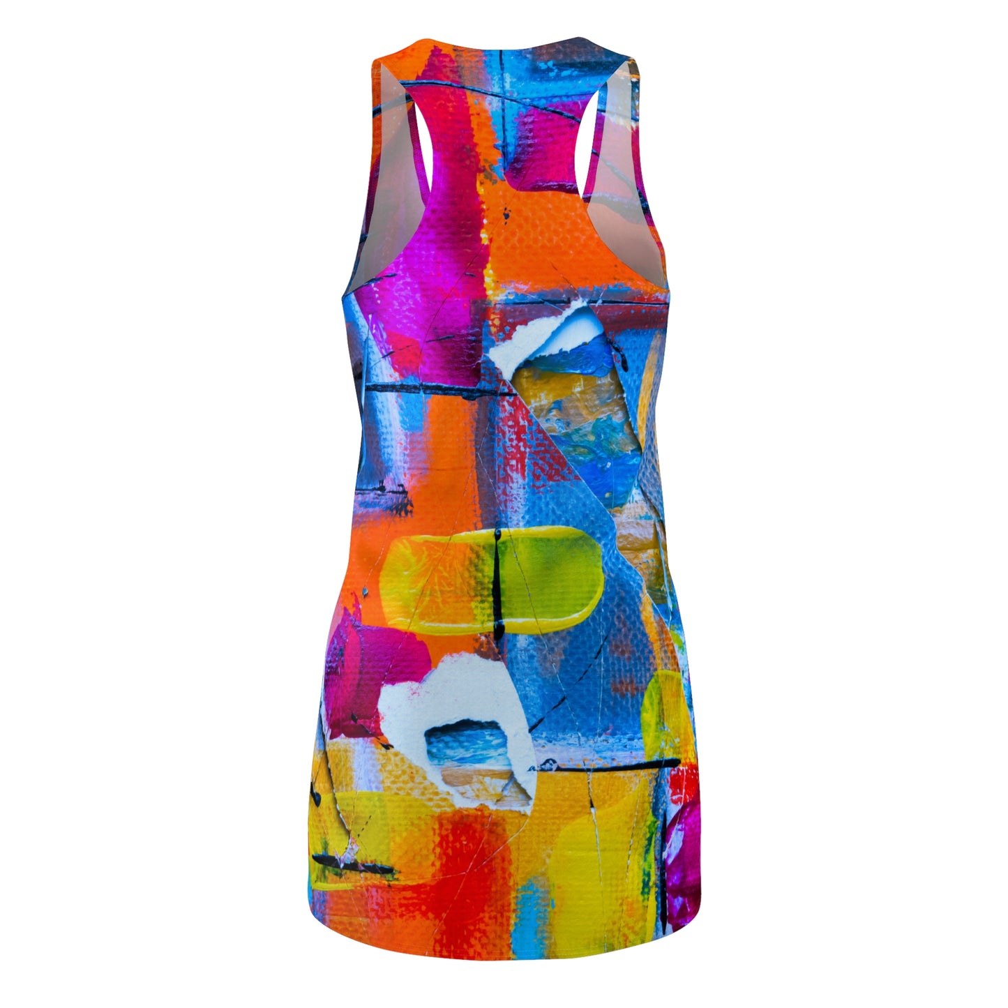 Square Colors - Inovax Women's Cut & Sew Racerback Dress