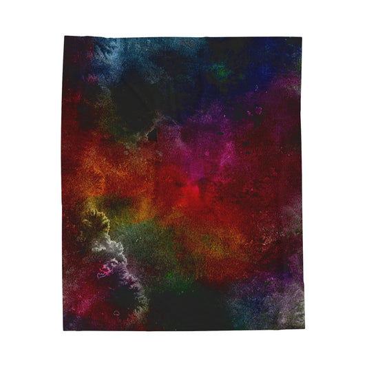 Dark Explosion  - Inovax Velveteen Plush Blanket