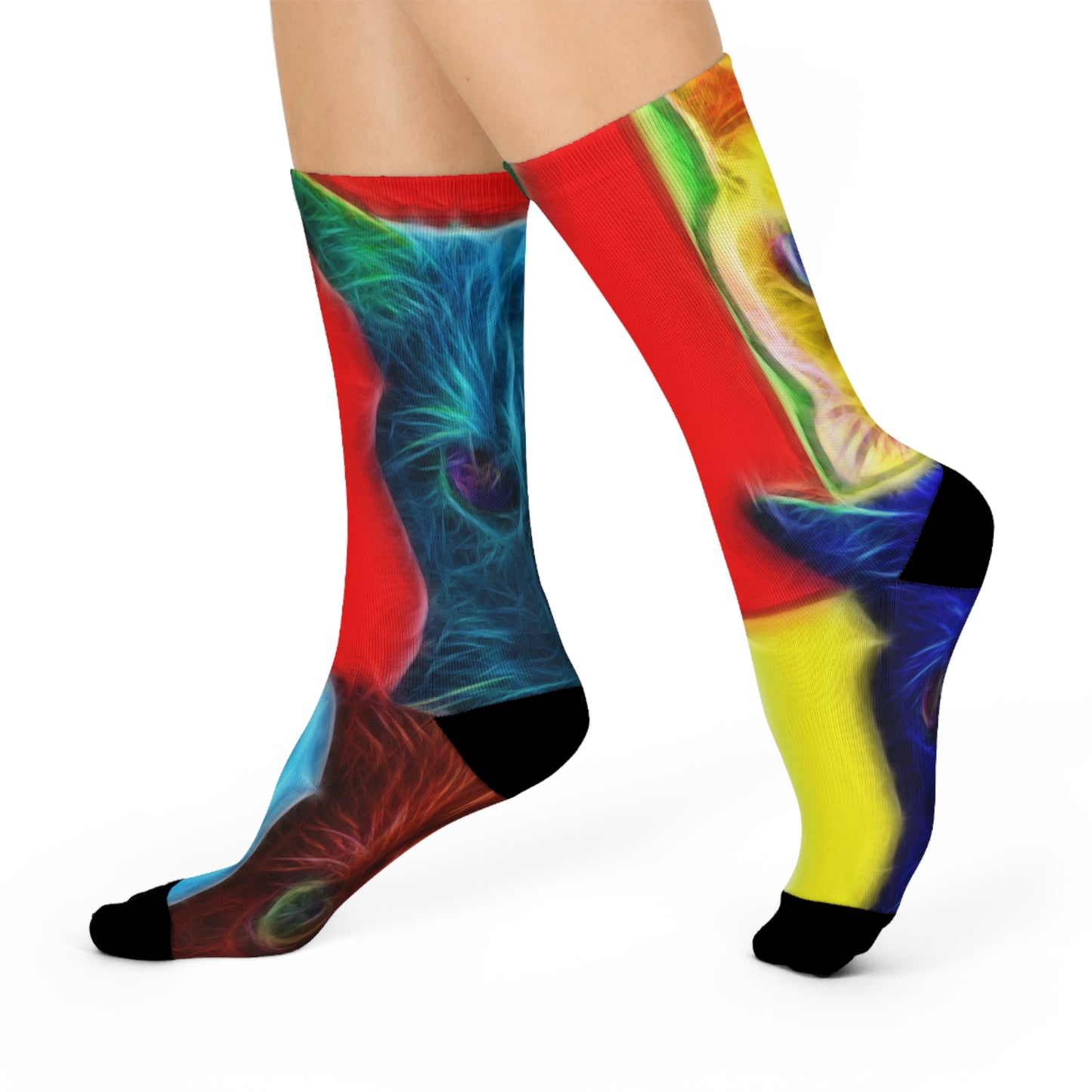 Pop Cats - Inovax Cushioned Crew Socks