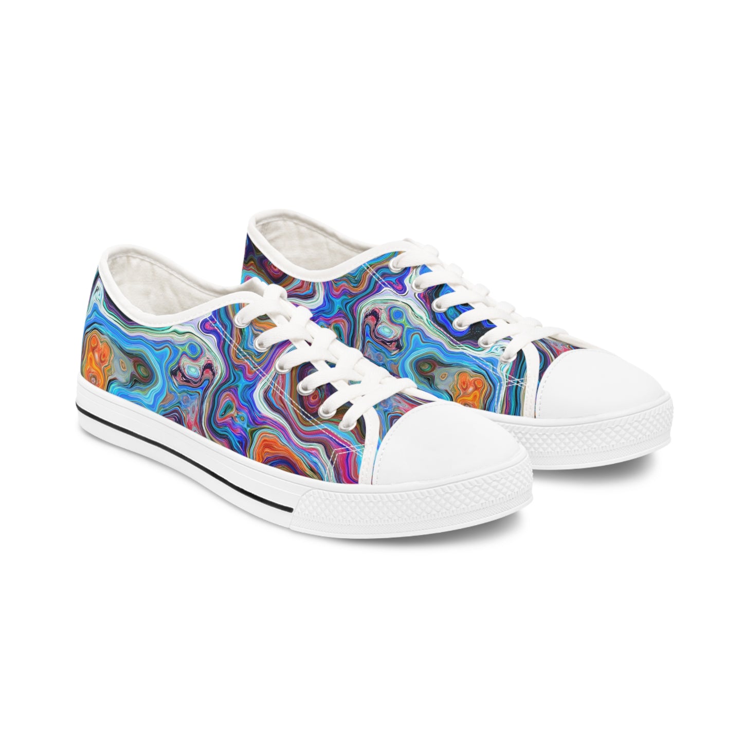 Trippy Liquid - Inovax Woman's Low Top Sneakers