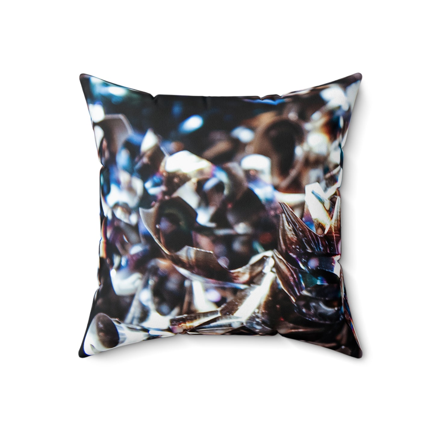 Liquid Metalic - Inovax Spun Polyester Square Pillow