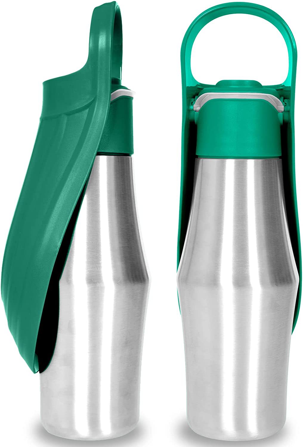 Botella de agua portátil para perros y mascotas, diseño de hoja de silicona suave para viajes al aire libre, cuencos para beber, dispensador de agua, novedad de 2023