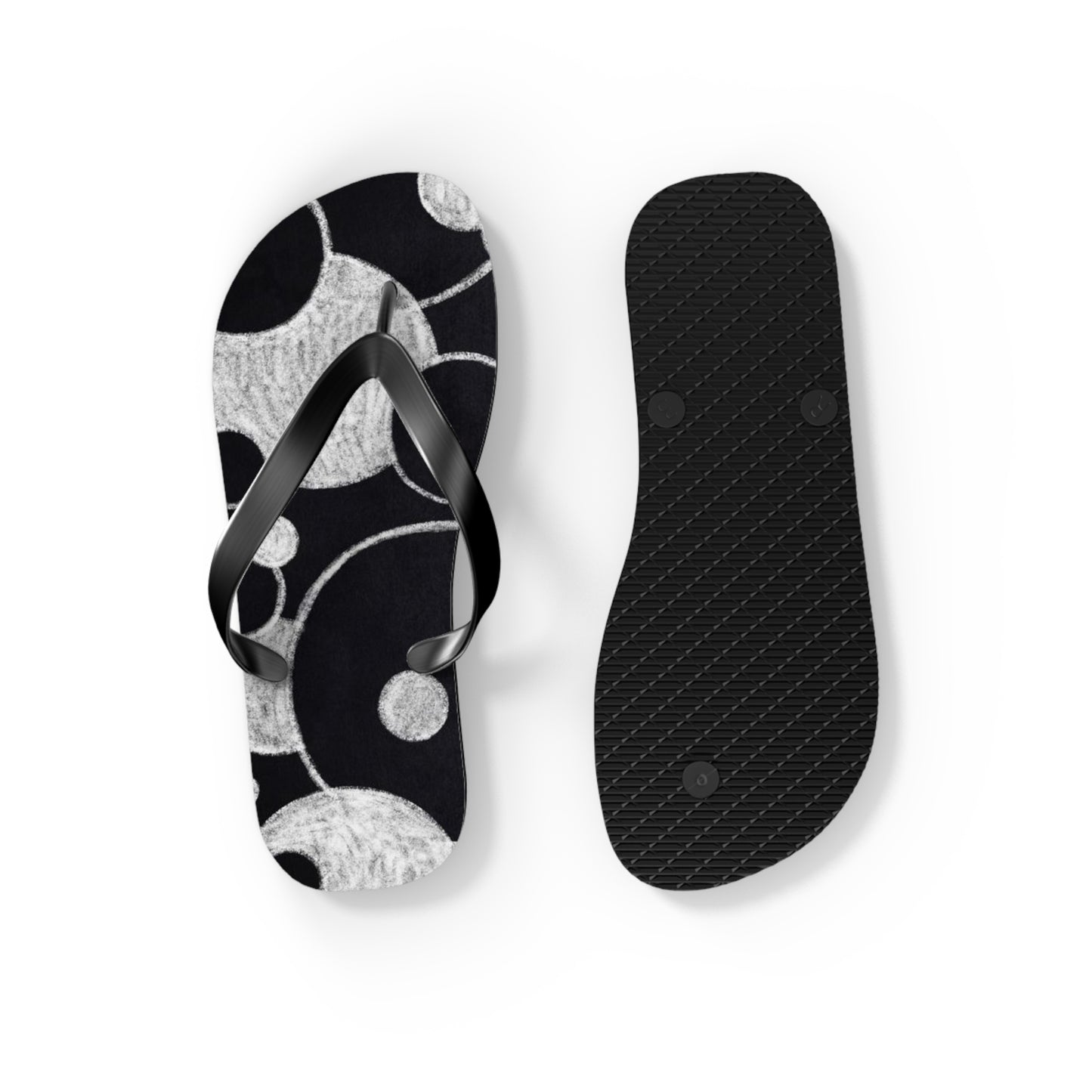 Black Dots - Inovax Flip Flops