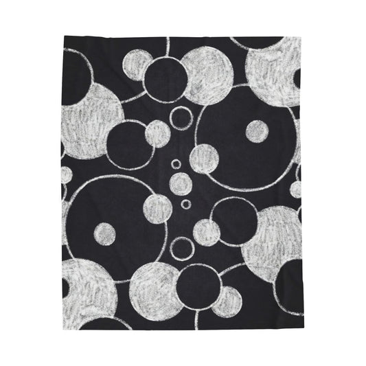 Points noirs - Couverture en peluche Inovax Velveteen