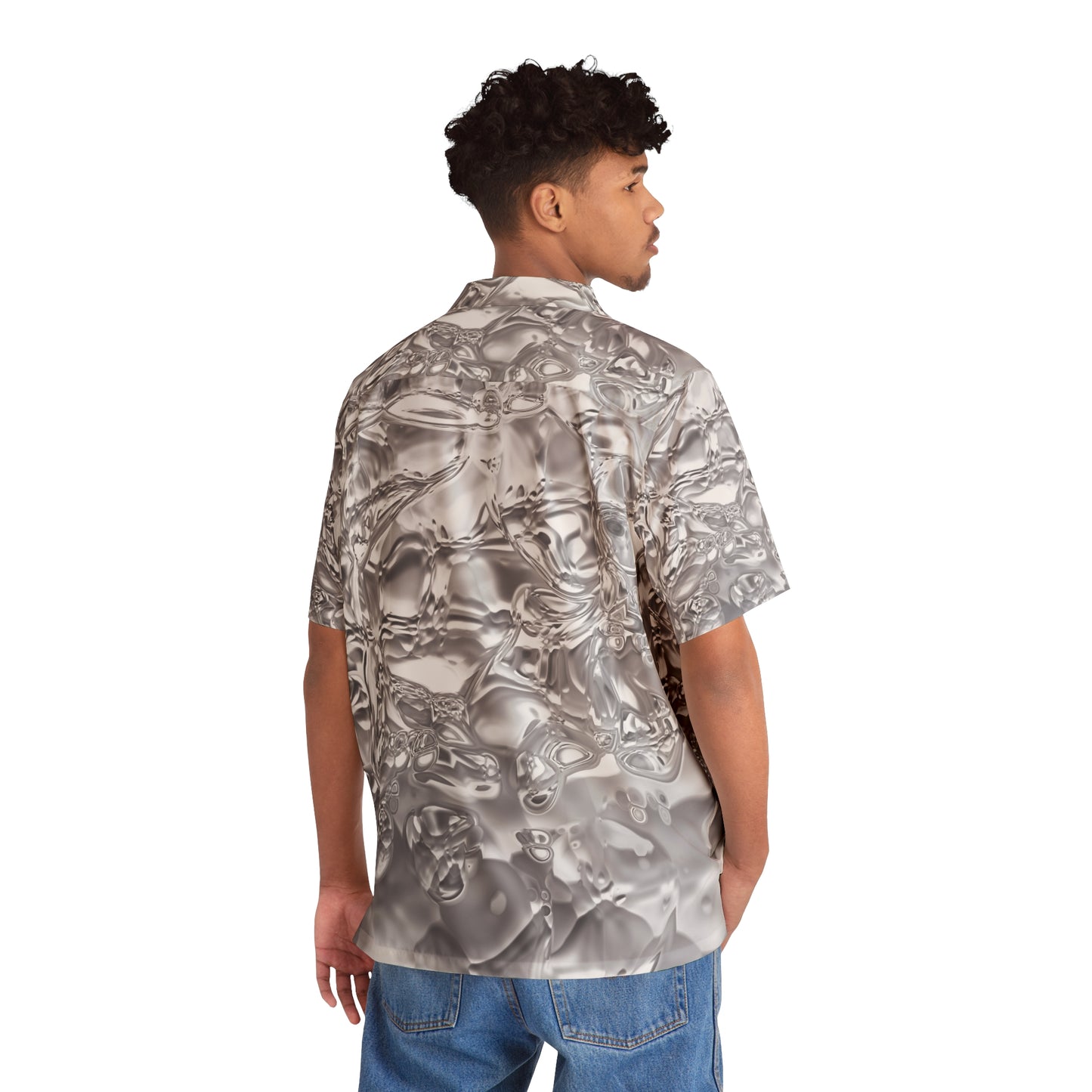 Metalic - Inovax Men's Hawaiian Shirt