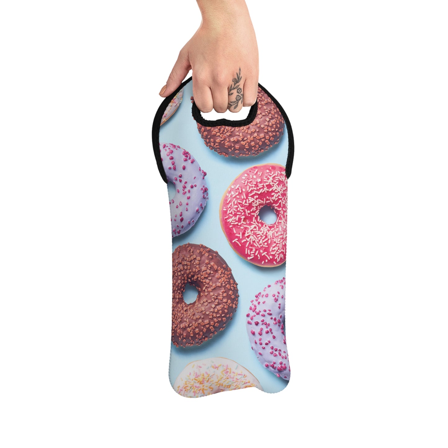 Donuts - Inovax Wine Tote Bag