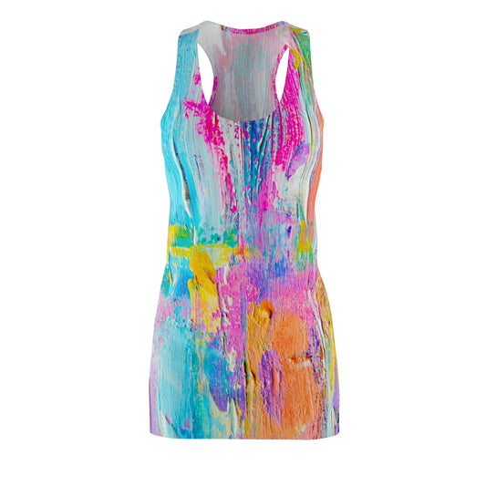 Couleurs pastel - Robe dos nageur coupé-cousu Inovax pour femme