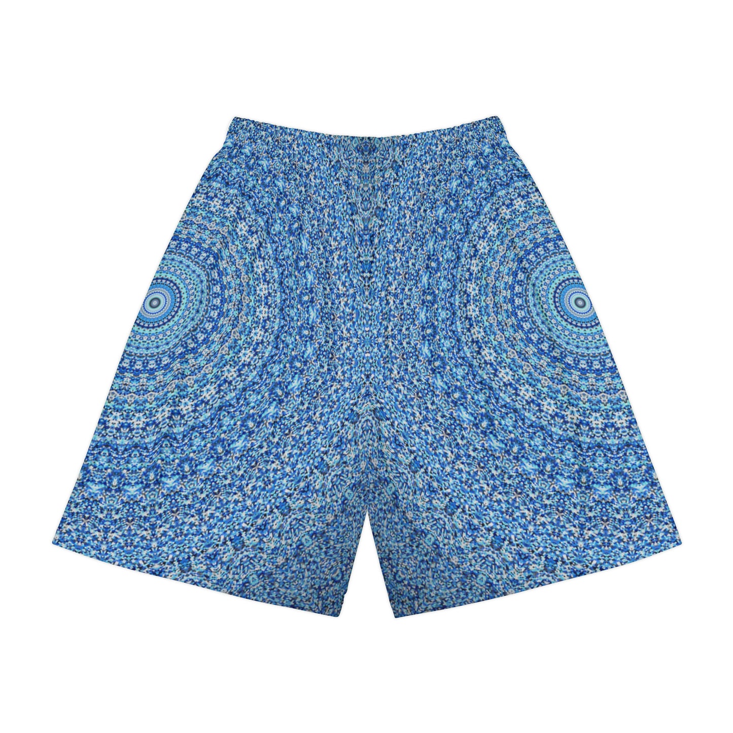 Mandala bleu - Short de sport Inovax pour hommes