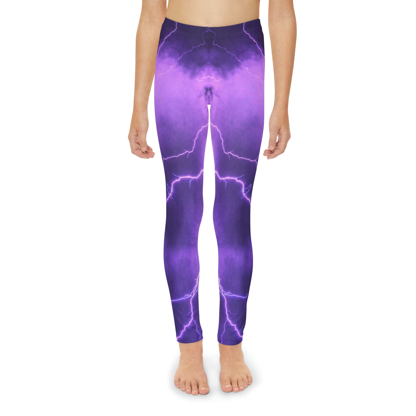 Electric Thunder - Leggings de longitud completa para jóvenes Inovax