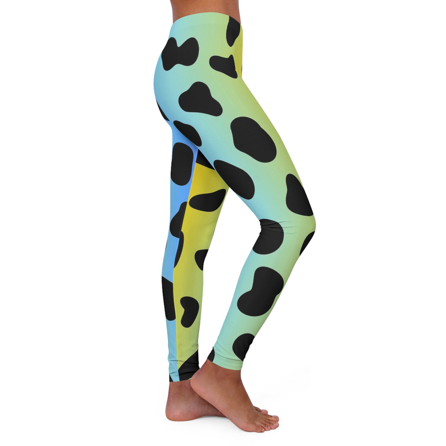 Jaguar colorido - Leggings de spandex para mujer Inovax