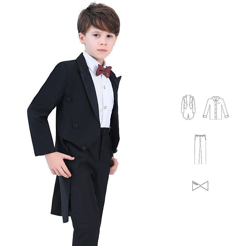 Children's Tuxedo Men's Dress Suit Performance Costume