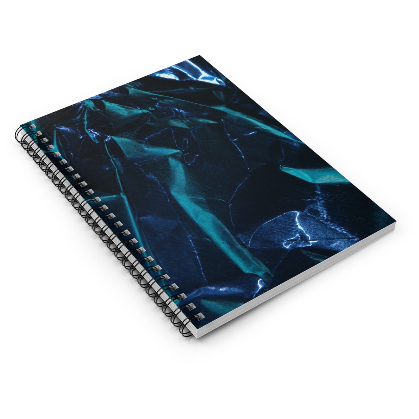 Azul Metálico - Cuaderno Espiral Inovax (Línea Reglada)