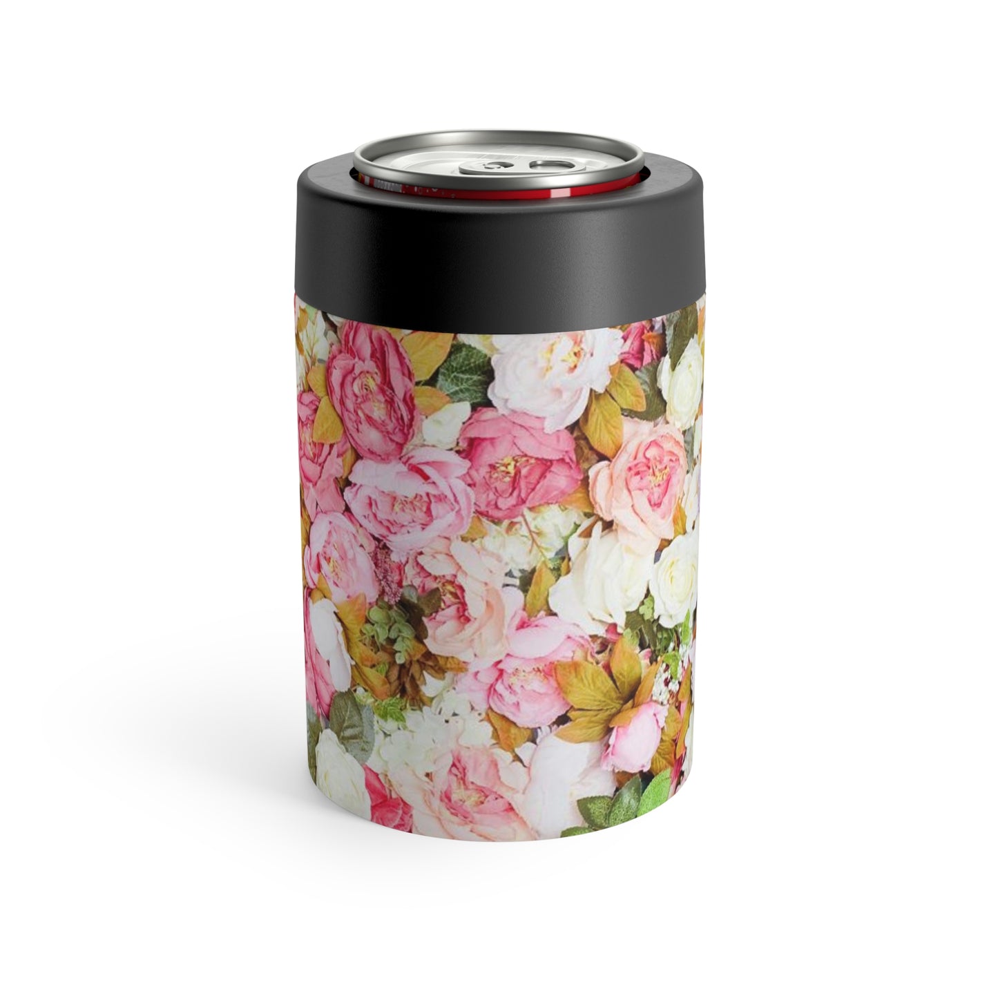 Pink Flowers - Inovax Can Holder