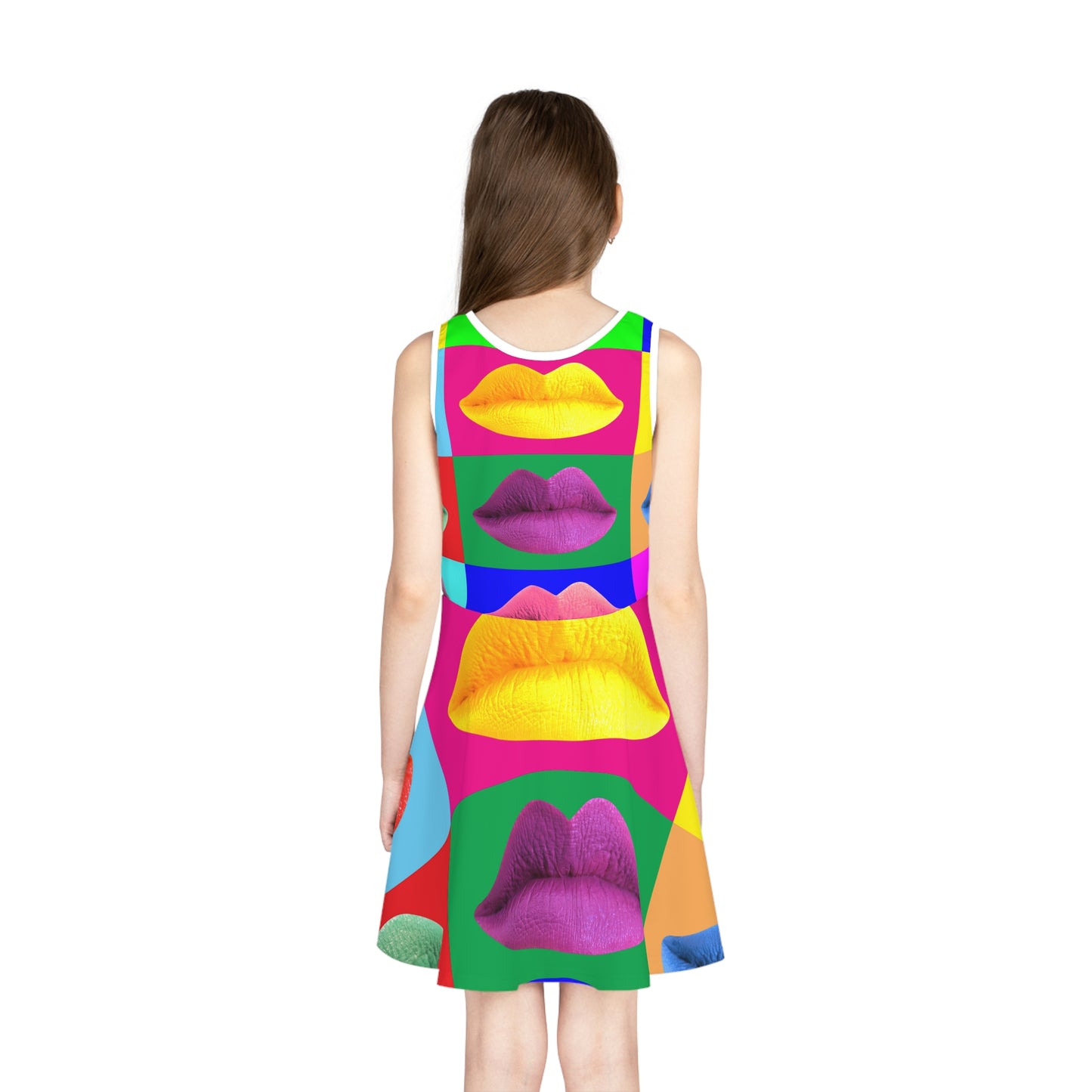 Pop Mouth - Inovax Girl's Sleeveless Sundress