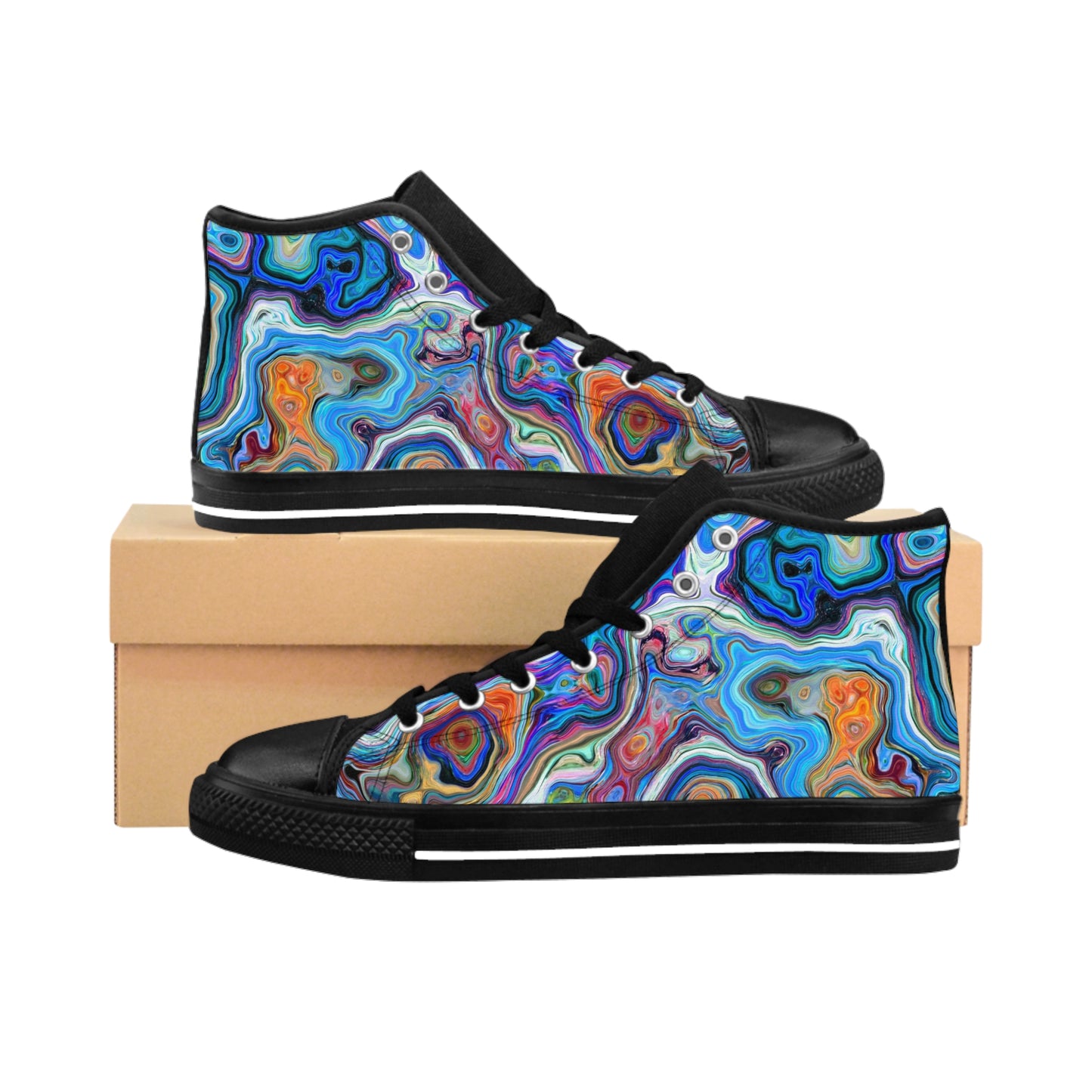 Trippy Liquid - Zapatillas clásicas Inovax para mujer