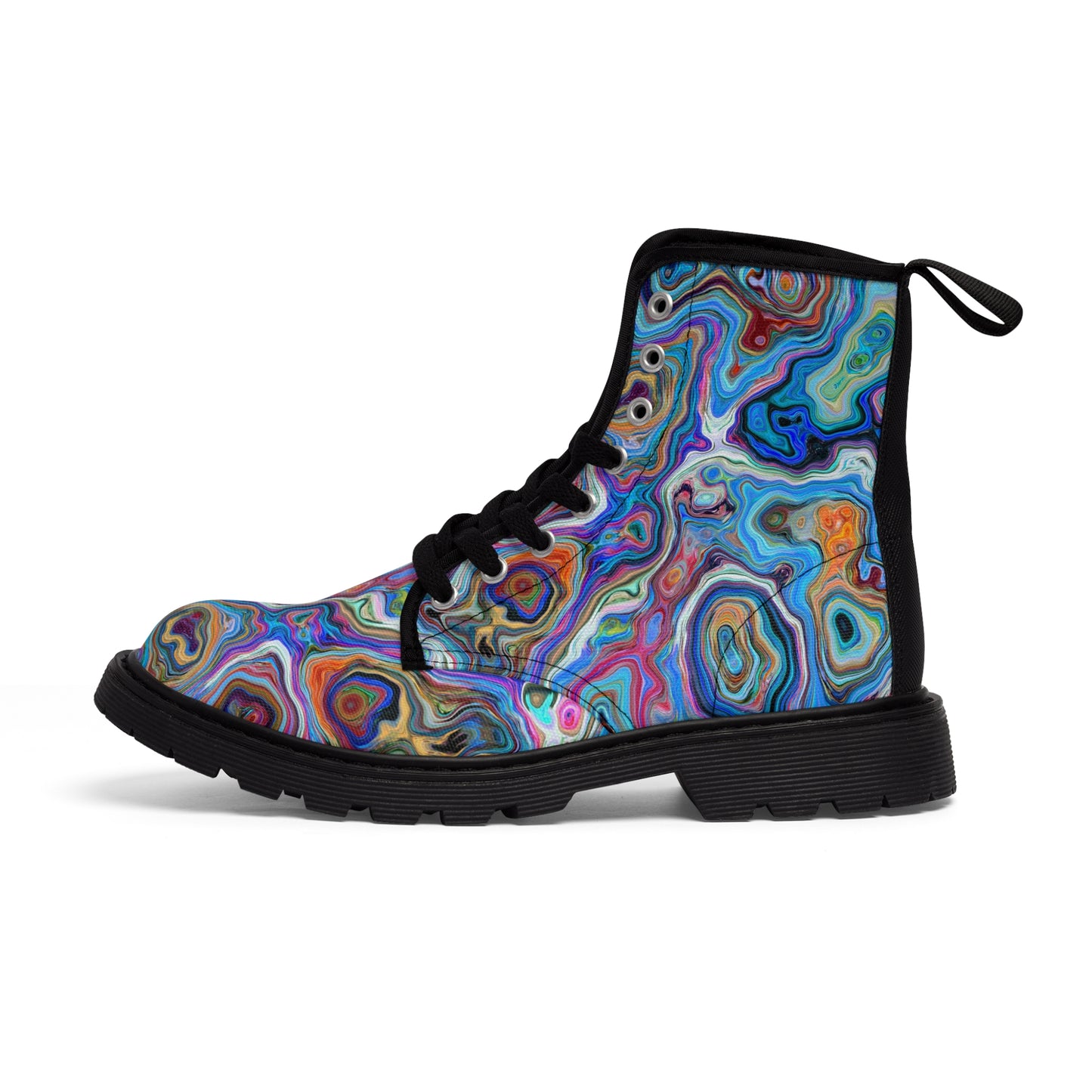 Trippy Liquid - Inovax Men's Canvas Boots