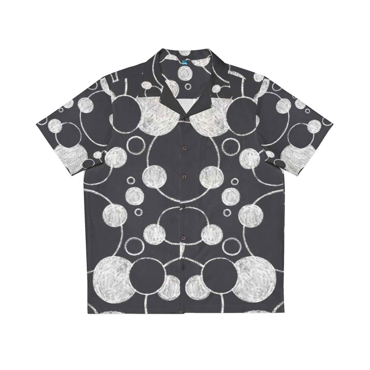 Black Dots - Inovax Men's Hawaiian Shirt