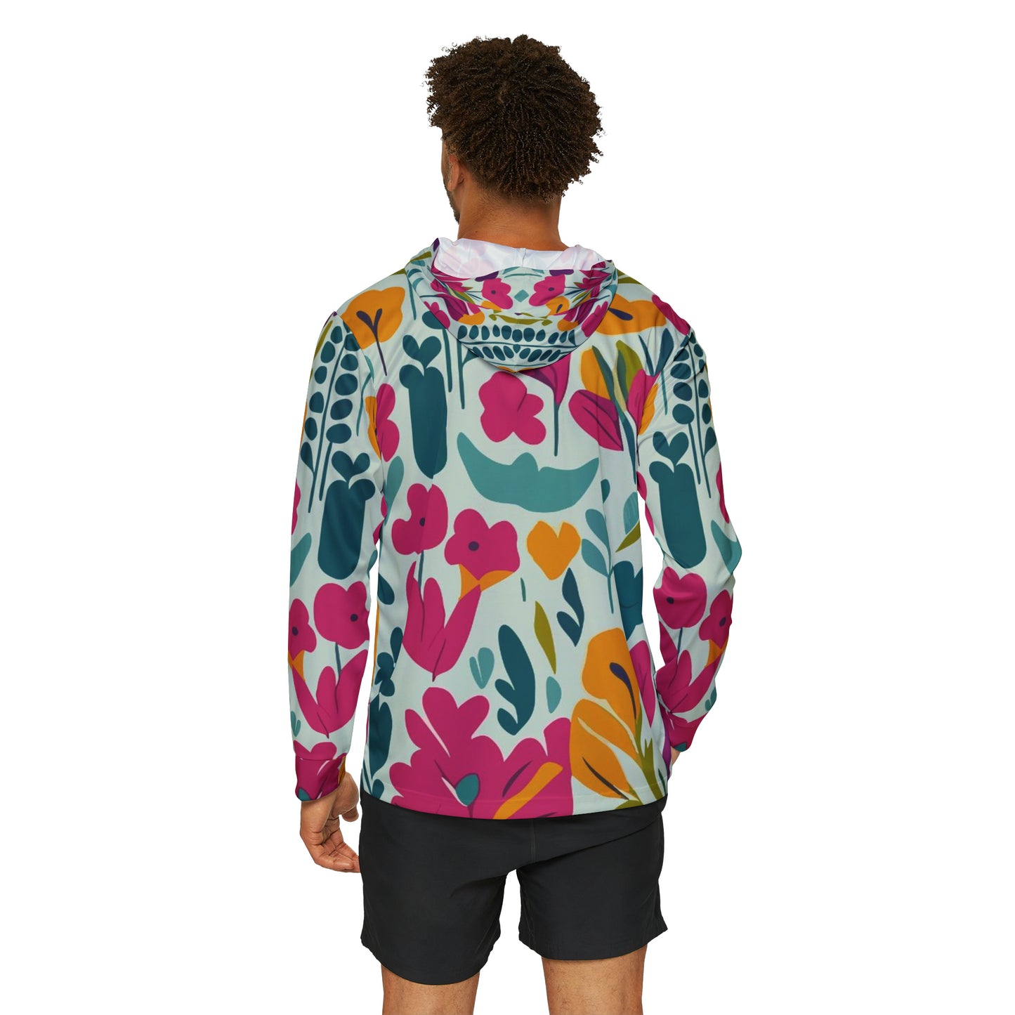 Light flowers - Men's Sports Warmup Hoodie