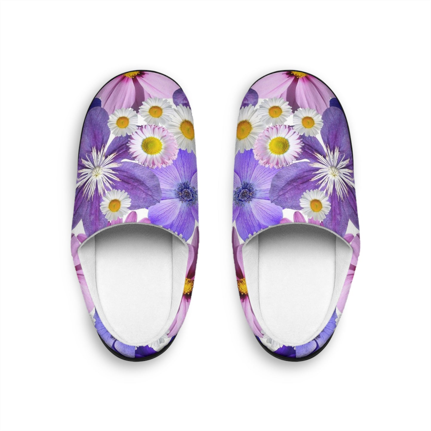 Flores Moradas - Zapatillas de interior Inovax Mujer