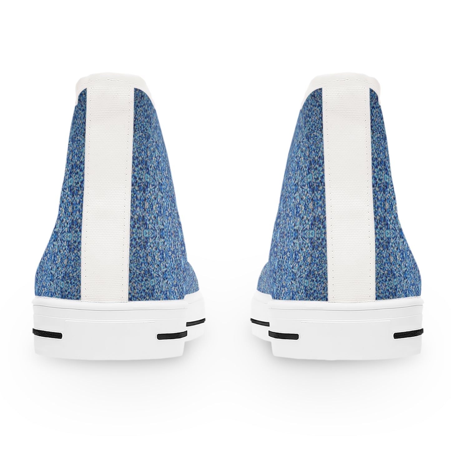 Mandala bleu - Baskets montantes Inovax pour femmes