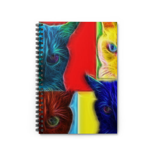 Pop Cats - Inovax Spiral Notebook (Ruled Line)