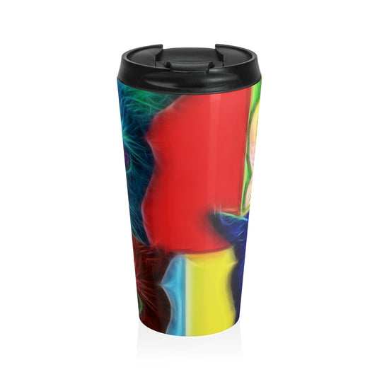 Pop Cats - Tasse de voyage en acier inoxydable Inovax