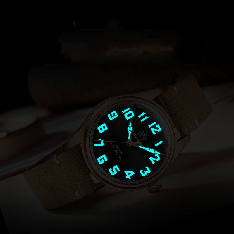 Reloj Automático Mecánico para Hombre Bronce